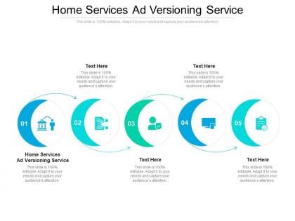 Home services ad versioning service ppt powerpoint presentation infographics graphics cpb