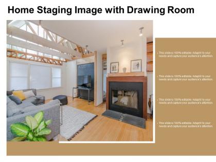 Home staging image with drawing room