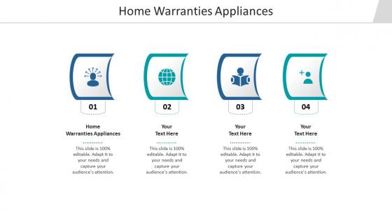 Home warranties appliances ppt powerpoint presentation show portrait cpb