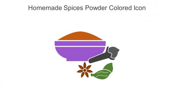 Homemade Spices Powder Colored Icon In Powerpoint Pptx Png And Editable Eps Format