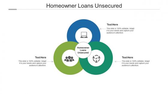 Homeowner loans unsecured ppt powerpoint presentation ideas design templates cpb