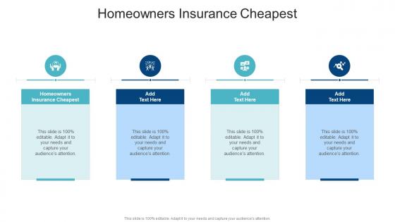 Homeowners Insurance Cheapest In Powerpoint And Google Slides Cpb