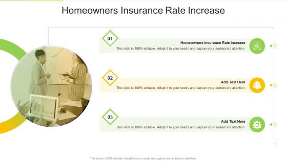 Homeowners Insurance Rate Increase In Powerpoint And Google Slides Cpb