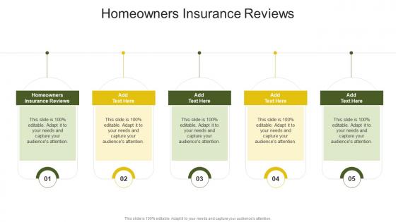 Homeowners Insurance Reviews In Powerpoint And Google Slides Cpb