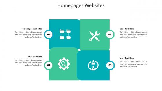 Homepages websites ppt powerpoint presentation pictures example topics cpb