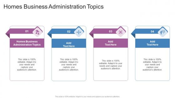 Homes Business Administration Topics In Powerpoint And Google Slides Cpb