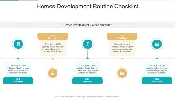 Homes Development Routine Checklist In Powerpoint And Google Slides Cpb