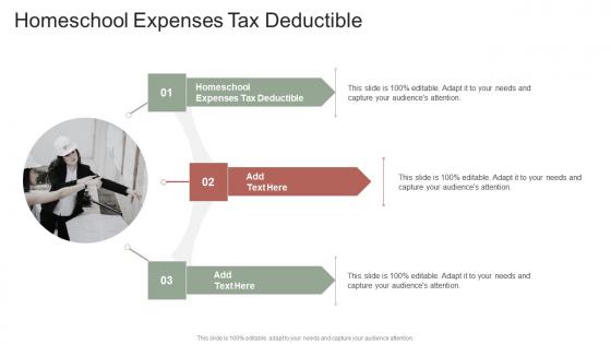 Homeschool Expenses Tax Deductible In Powerpoint And Google Slides Cpb
