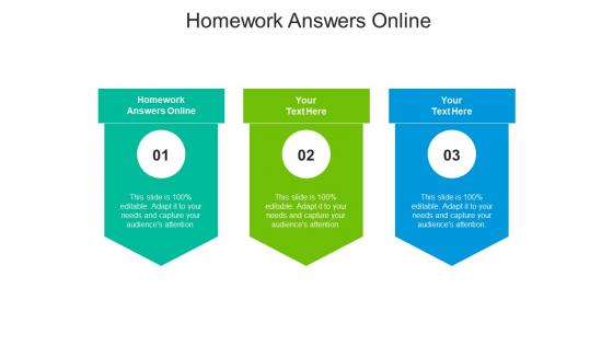 Homework answers online ppt powerpoint presentation icon visual aids cpb