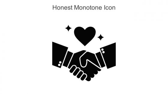 Honest Monotone Icon In Powerpoint Pptx Png And Editable Eps Format