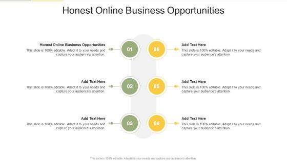 Honest Online Business Opportunities In Powerpoint And Google Slides Cpb