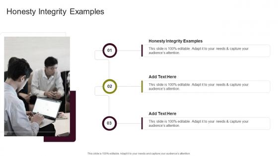 Honesty Integrity Examples In Powerpoint And Google Slides Cpb