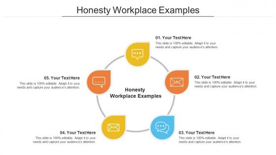 Honesty workplace examples ppt powerpoint presentation gallery file formats cpb