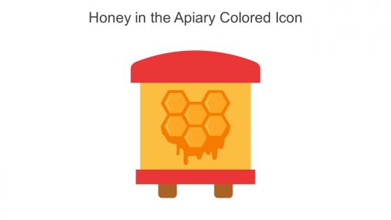 Honey In The Apiary Colored Icon In Powerpoint Pptx Png And Editable Eps Format