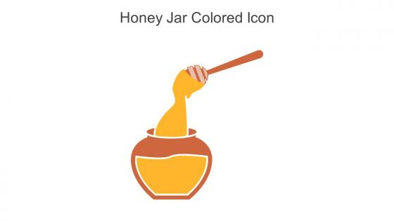 Honey Jar Colored Icon In Powerpoint Pptx Png And Editable Eps Format