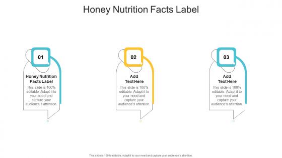 Honey Nutrition Facts Label In Powerpoint And Google Slides Cpb