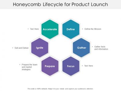Honeycomb lifecycle for product launch