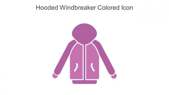 Hooded Windbreaker Colored Icon In Powerpoint Pptx Png And Editable Eps Format