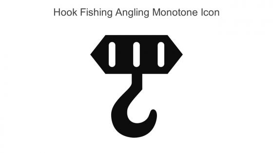 Hook Fishing Angling Monotone Icon In Powerpoint Pptx Png And Editable Eps Format