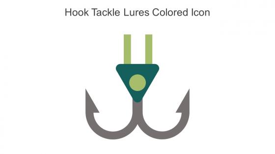 Hook Tackle Lures Colored Icon In Powerpoint Pptx Png And Editable Eps Format