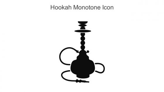 Hookah Monotone Icon In Powerpoint Pptx Png And Editable Eps Format