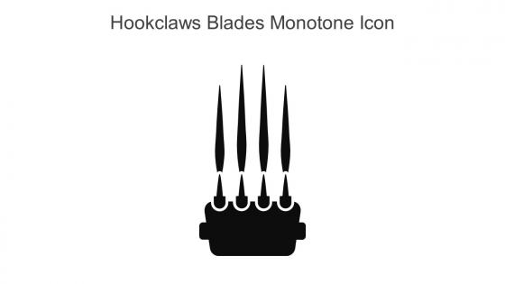 Hookclaws Blades Monotone Icon In Powerpoint Pptx Png And Editable Eps Format