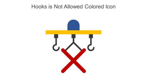 Hooks Is Not Allowed Colored Icon In Powerpoint Pptx Png And Editable Eps Format