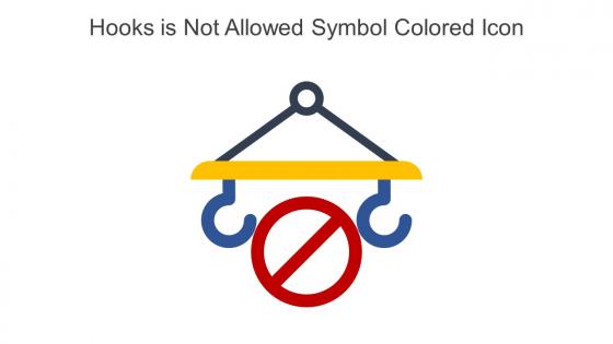 Hooks Is Not Allowed Symbol Colored Icon In Powerpoint Pptx Png And Editable Eps Format