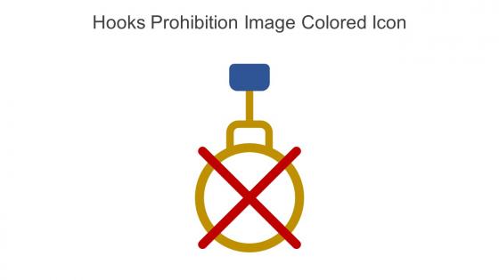 Hooks Prohibition Image Colored Icon In Powerpoint Pptx Png And Editable Eps Format