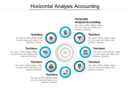 Horizontal analysis accounting ppt powerpoint presentation professional show cpb