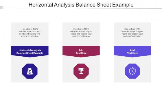 Horizontal Analysis Balance Sheet Example Ppt Powerpoint Presentation Gallery Tips Cpb