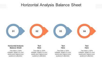 Horizontal analysis balance sheet ppt powerpoint presentation infographic template graphics cpb