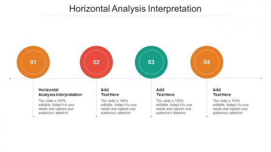 Horizontal Analysis Interpretation Ppt Powerpoint Presentation Portfolio Ideas Cpb