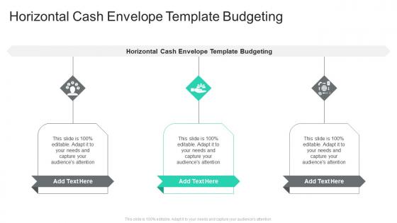 Horizontal Cash Envelope Template Budgeting In Powerpoint And Google Slides Cpb