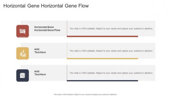 Horizontal Gene Horizontal Gene Flow In Powerpoint And Google Slides Cpb
