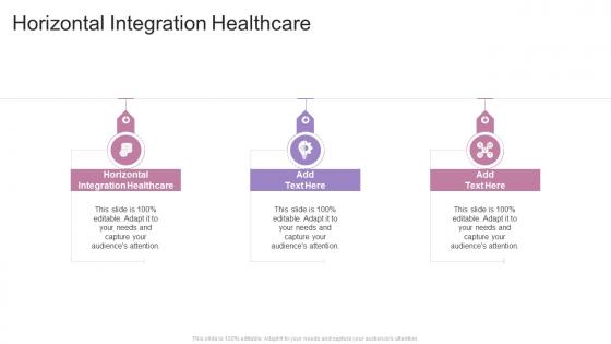 Horizontal Integration Healthcare In Powerpoint And Google Slides Cpb