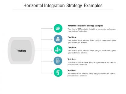 Horizontal integration strategy examples ppt powerpoint presentation model show cpb