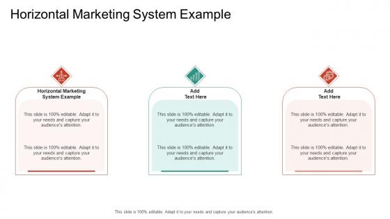 Horizontal Marketing System Example In Powerpoint And Google Slides Cpb