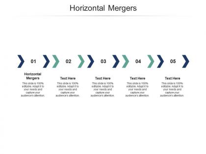 Horizontal mergers ppt powerpoint presentation icon background image cpb