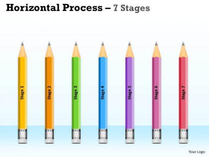 Horizontal process 7 stages business 3