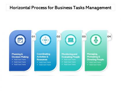 Horizontal process for business tasks management