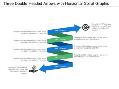 Horizontal spiral graphic with years