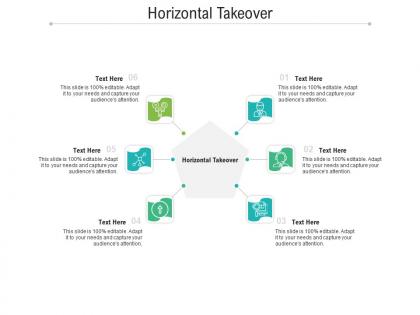 Horizontal takeover ppt powerpoint presentation model graphics pictures cpb