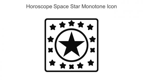 Horoscope Space Star Monotone Icon In Powerpoint Pptx Png And Editable Eps Format