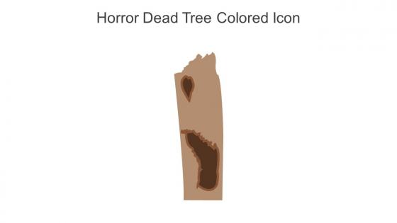 Horror Dead Tree Colored Icon In Powerpoint Pptx Png And Editable Eps Format