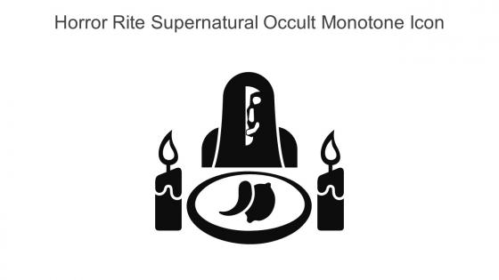Horror Rite Supernatural Occult Monotone Icon In Powerpoint Pptx Png And Editable Eps Format