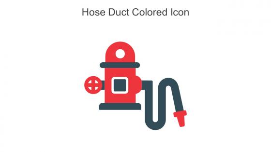 Hose Duct Colored Icon In Powerpoint Pptx Png And Editable Eps Format