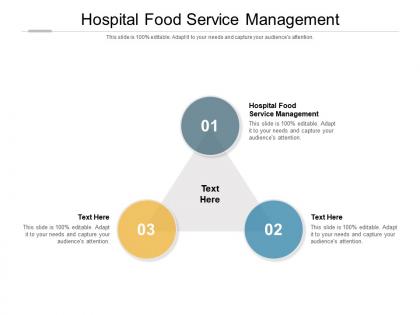 Hospital food service management ppt powerpoint presentation slides portfolio cpb