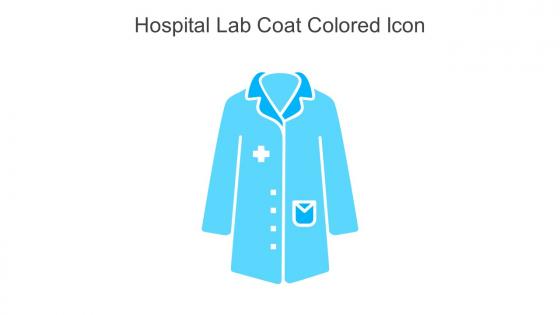 Hospital Lab Coat Colored Icon In Powerpoint Pptx Png And Editable Eps Format