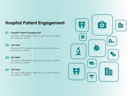 Hospital patient engagement ppt powerpoint presentation infographics example